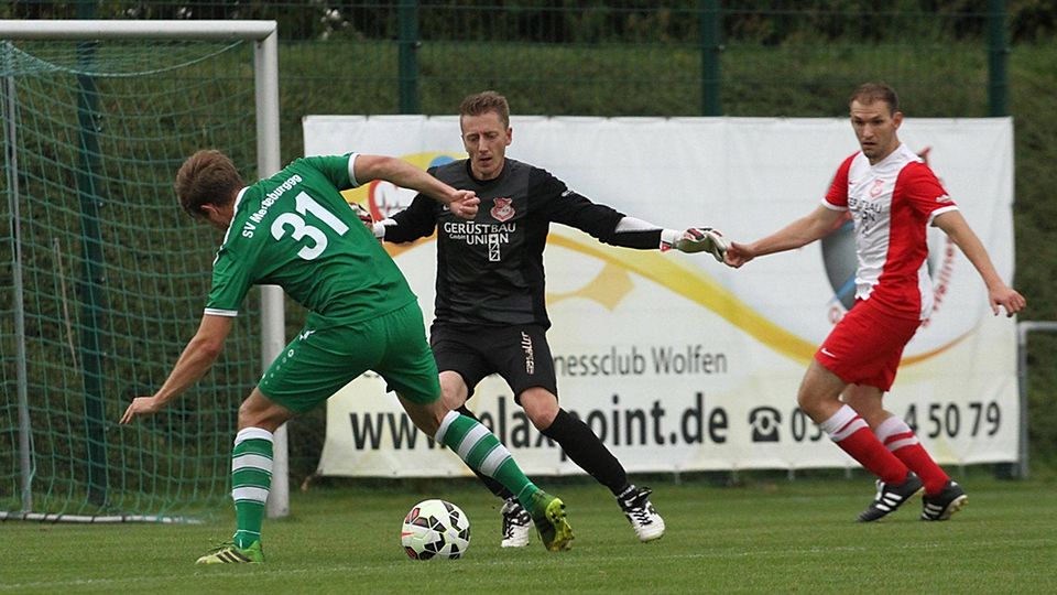 Keeper Rene Möbius kehrt zum 1. FC Weißenfels zurück      F: Rinke