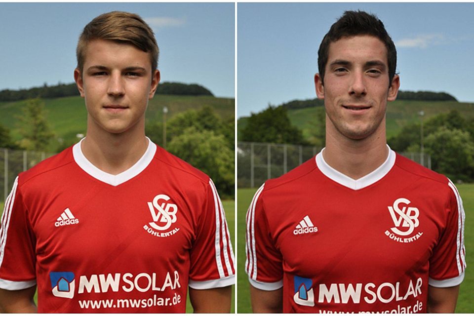 Luca Fritz (links) und Philip Keller wechseln im Sommer vom SV Bühlertal zum SV Oberachern | Fotos: SV Bühlertal