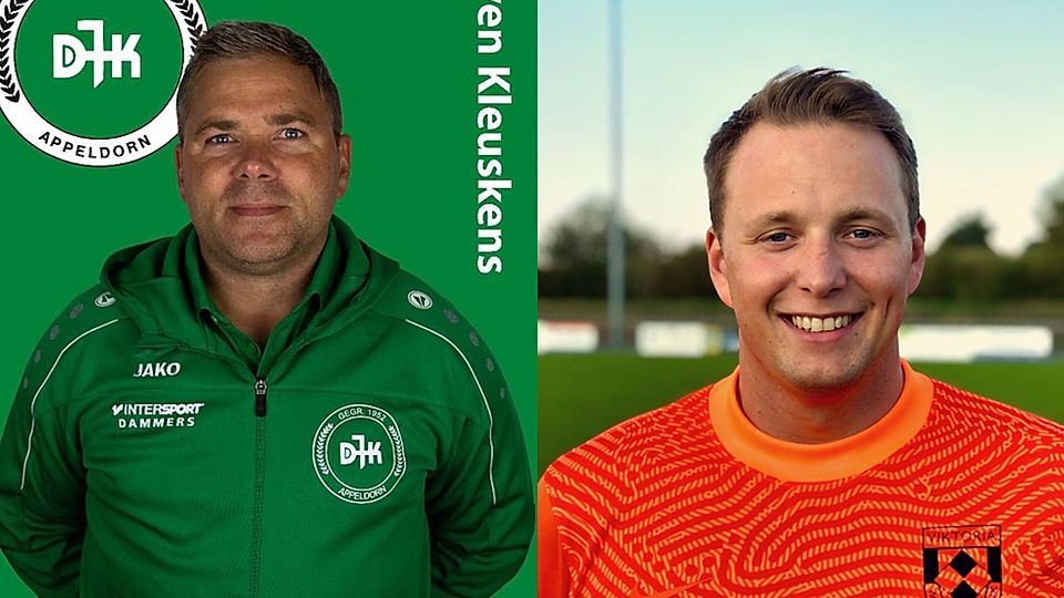  Sven Kleuskens (44 Jahre, links) und Johannes Rankers (29) werden Trainer von Viktoria Winnekendonk. 