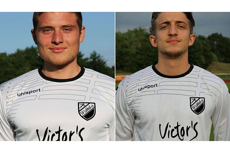 Kevin (l.) und Nick Günaydin stürmen gemeinsam für den SV Lohhof. F: Gellner