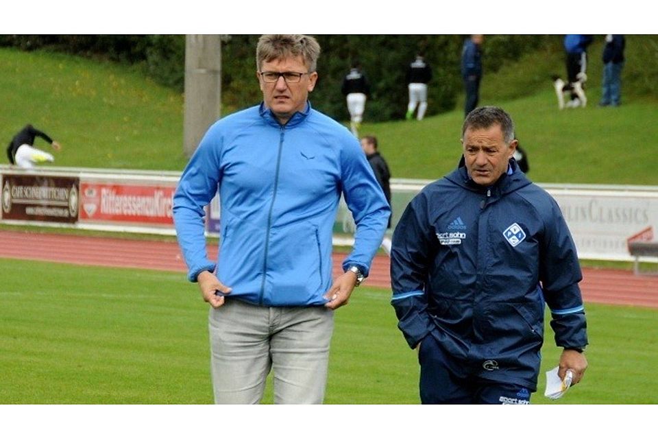Ilija Aracic, der Cheftrainer des FV Illertissen.   Rudi Apprich