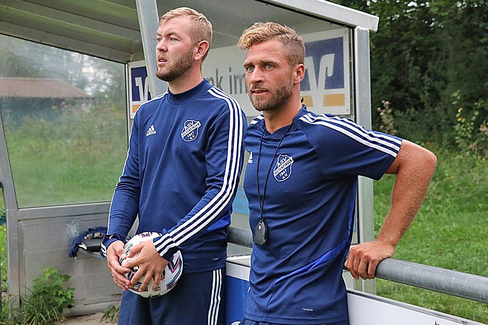 Das Trainerduo Andreas Rucht und Janis Danke (von links) haben in dieser Saison noch viel vor. Beide hoffen, dass sie in der Liga und im Ligapokal bald starten können.