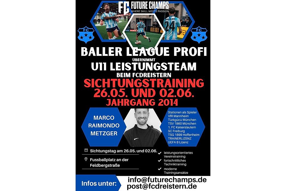 Baller League Profi Marco Raimondo Metzger 