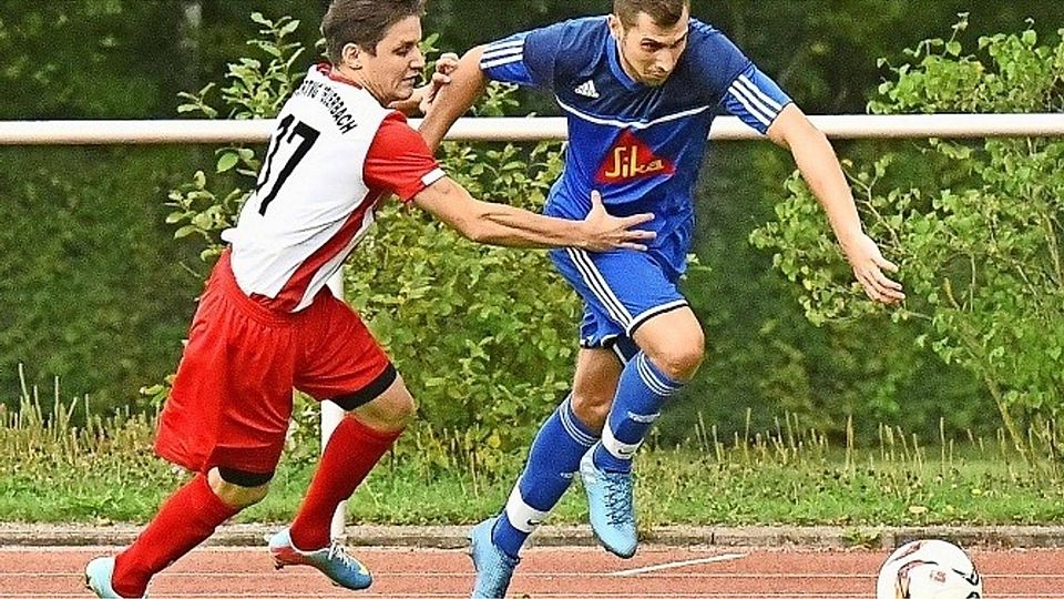 Auf Martin Mataija (rechts) wird der SC Stammheim nicht nur im Spiel gegen die TSVgg Münster verzichten ,müssen. Der Offensivspieler ist gesperrt.  Foto: Günter Bergmann