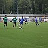 Die Spielgemeinschaft Halle-Neustadt/Buna (grün, hier gegen Dölau) holte den dritten Saisonsieg in Bad Dürrenberg. F: Hempel