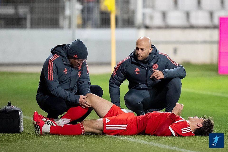 Louis Richter verletzte sich im Spiel gegen Hankofen folgenschwer am Knie.