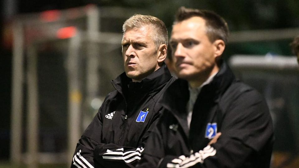 Beide Cheftrainer, sowohl Christian Rahn (li.) als auch Marcus Rabenhorst, sind nun nicht mehr beim HSV III.