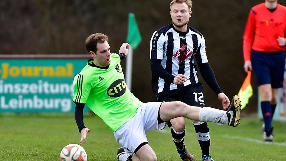 Der Einsatz stimmte, die Punktausbeute mal wieder nicht für Leinburg (grün). F: Zink