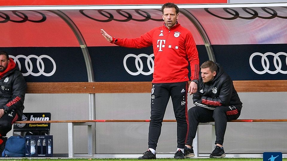 Holger Seitz betreut das B-Team des FC Bayern München am Karsamstag letztmals 