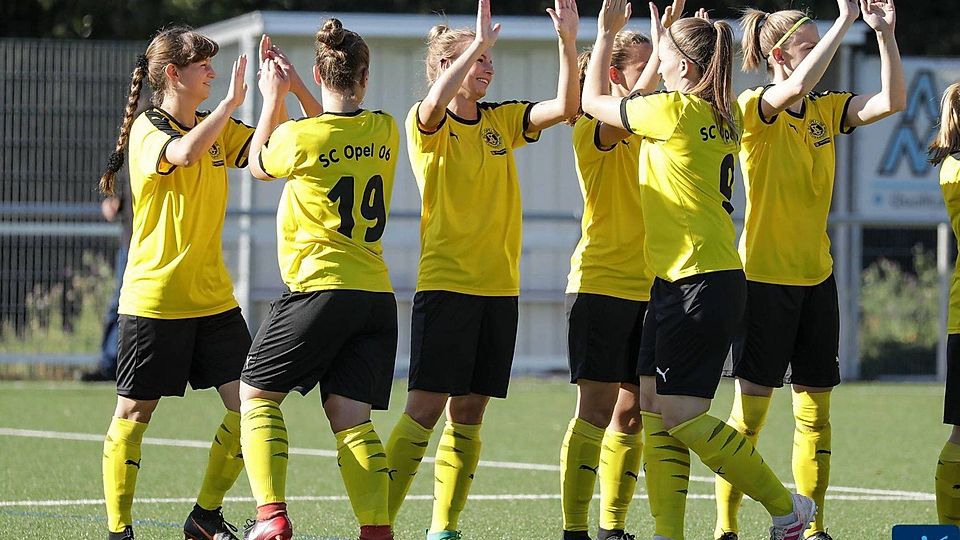 Für die Spielerinnen des SC Opel Rüsselsheim geht es im Finale des Hessenpokals gegen Eintracht Frankfurt.