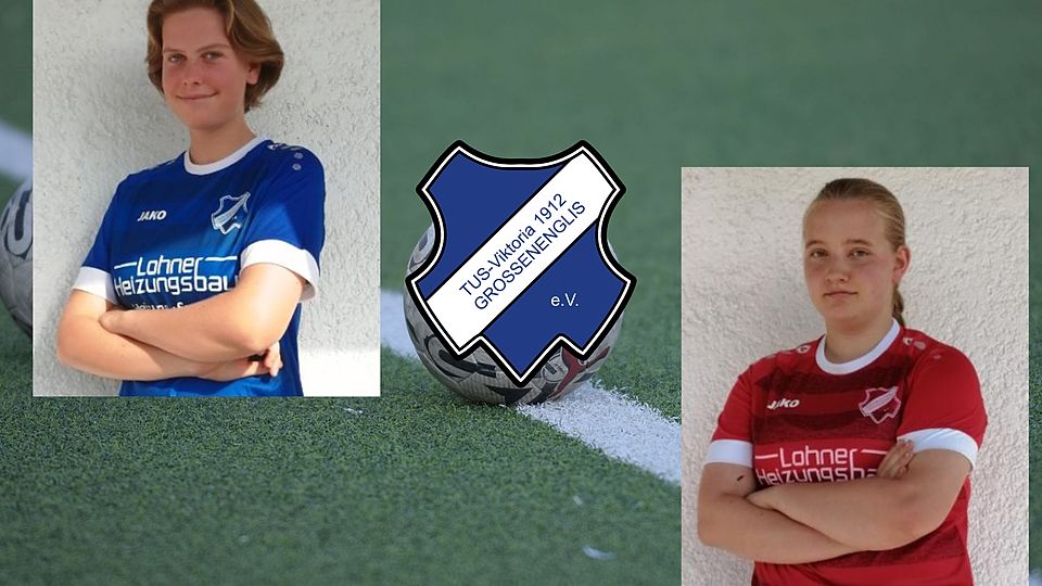 Während Jolina Schuchhardt (links) mit ihrem direkt verwandelten Freistoß Großenenglis wieder ins Spiel brachte, hielt Keeperin Cassandra Diehl (rechts) Großenenglis mit zwei klasse Paraden im Spiel.