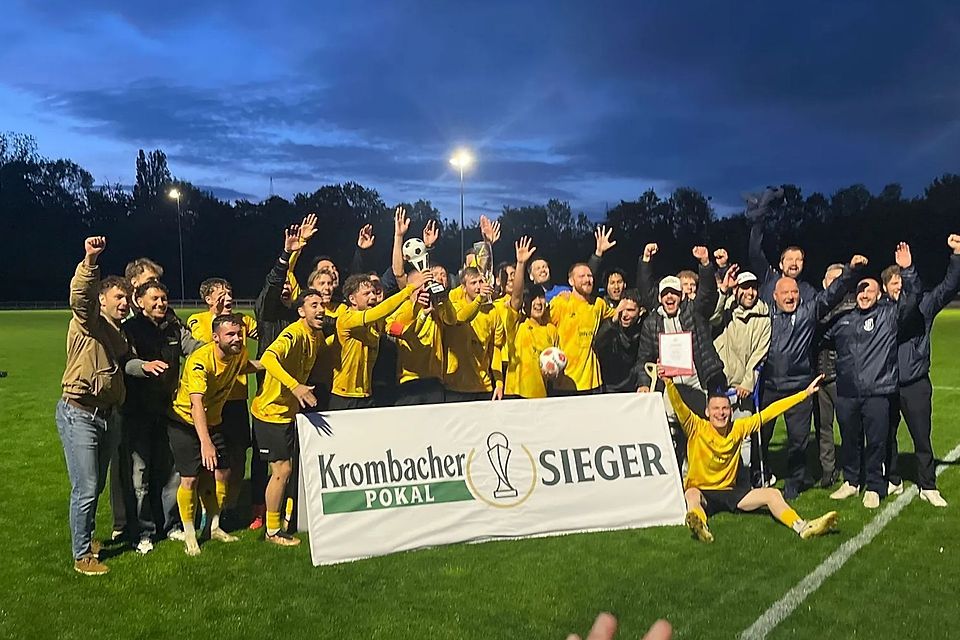 Der FC Eddersheim ist erneut Kreispokalsieger, setzte sich dramatisch gegen die TuS Hornau durch.