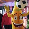 Das Maskottchen des Teams Bananenflanke darf beim Vereinsfestival nicht fehlen