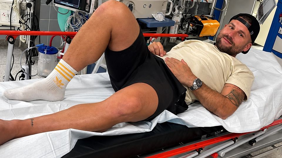 Im Krankenhaus: Jüchen-Trainer Daniel Klinger. 