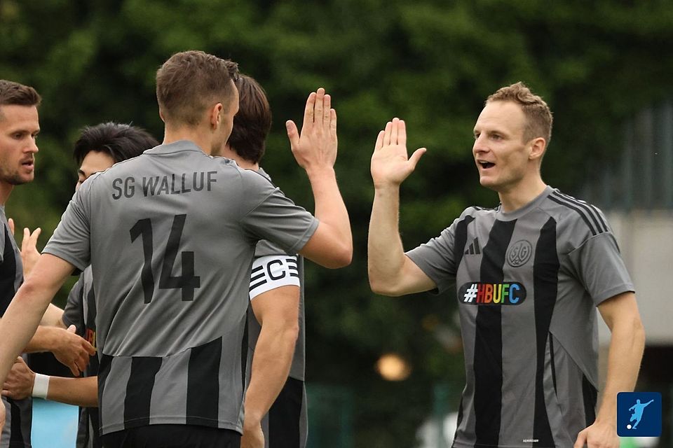 Max Hasenstab kompensiert bei der SG Walluf als treffsicherer Mittelstürmer das verletzungsbedingte Fehlen von Torjäger Jan Löwer. Max Hasenstab kompensiert bei der SG Walluf als treffsicherer Mittelstürmer das verletzungsbedingte Fehlen von Torjäger Jan Löwer.