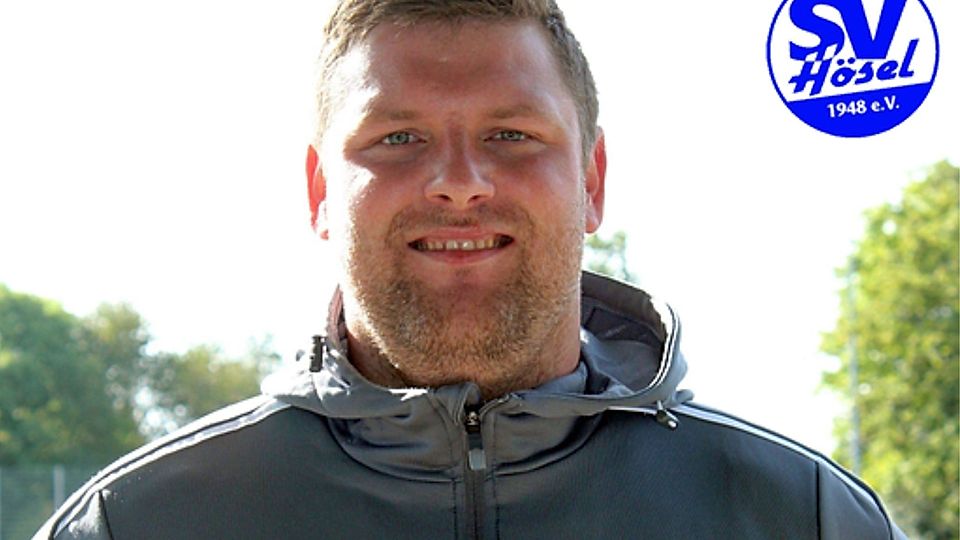 Coacht den SV Hösel in der Bezirksliga: Benedikt Schröder.