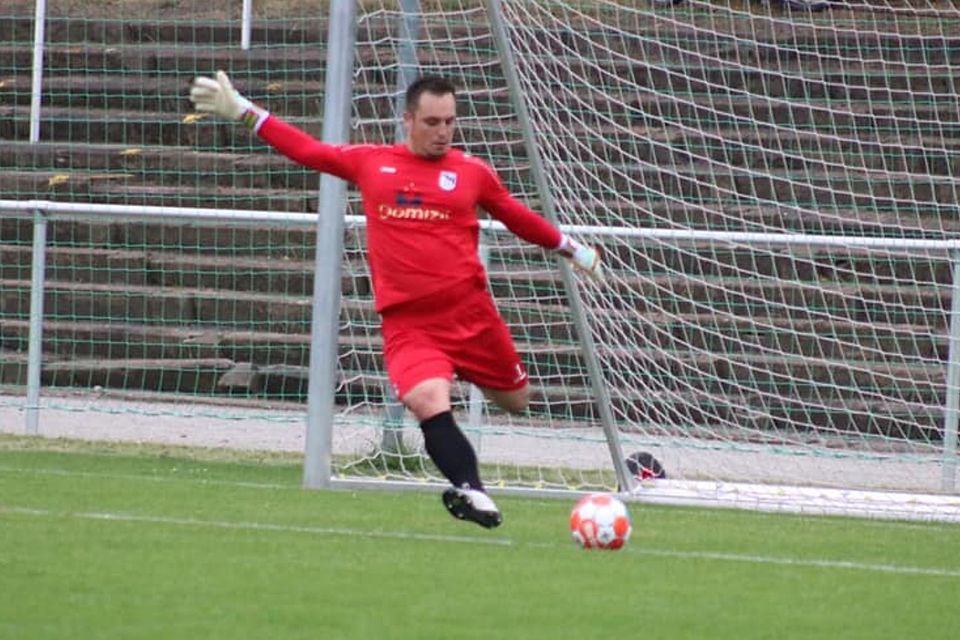 Beim Testspiel gegen den VFC Plauen stand Julian Schorch erstmals im Tor des FC Erfurt Nord.