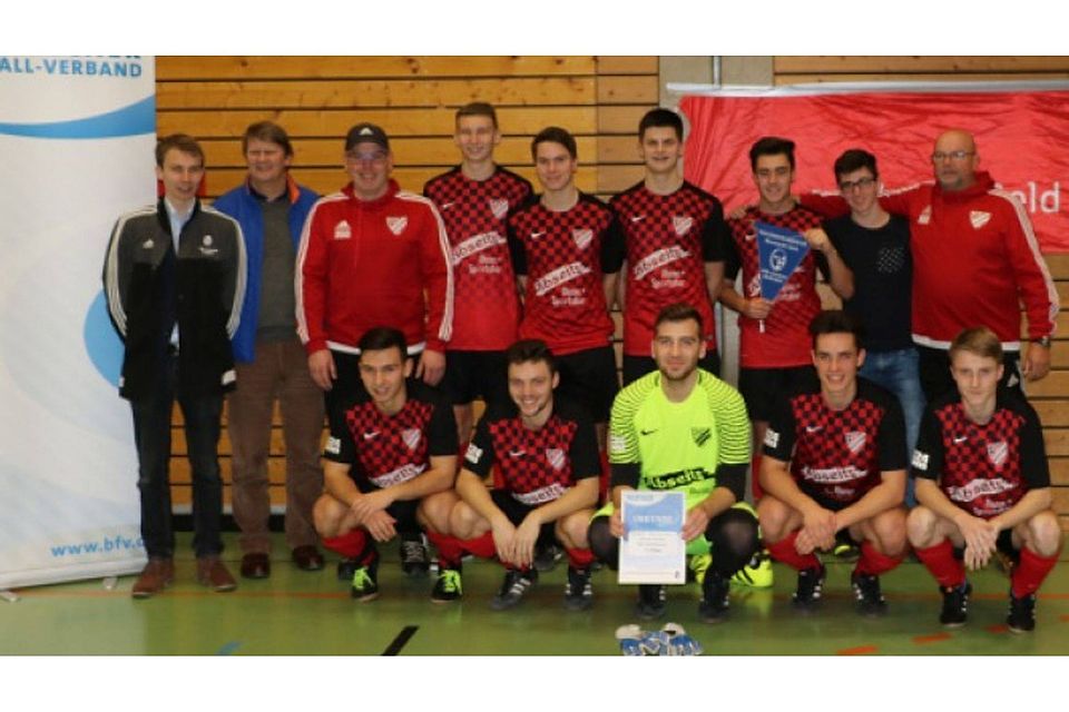 Die U19 des BSC Woffenbach holte sich die Hallenkrone der A-Junioren im Kreis Neumarkt/Jura. F: BFV