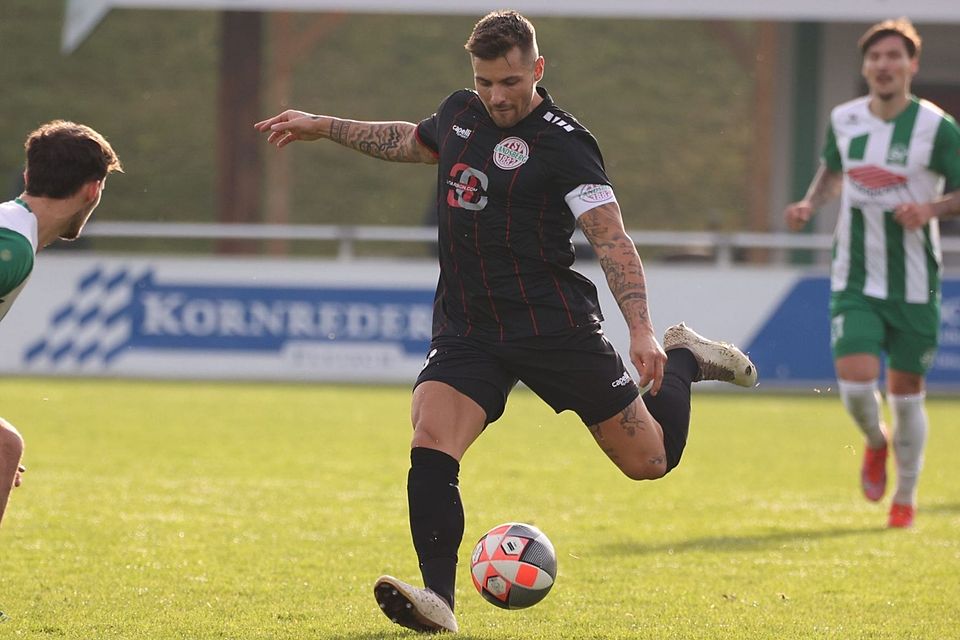 Maximilian Berwein brachte den TSV Landsberg mit seinem Doppelpack auf die Siegerstraße.