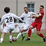 Der TSV Abtswind (in weiß) setzte sich knapp mit 1:0 gegen den TuS Frammersbach durch. 
