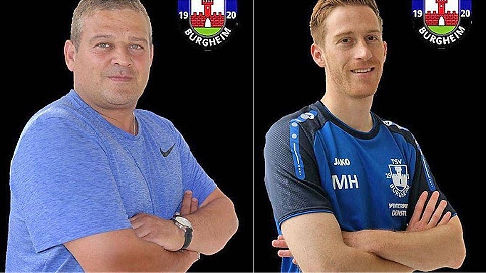 Harald Grimm (links) und Mathias Heckel (rechts) bleiben dem TSV Burgheim auch in der nächsten Saison erhalten.  Fotos: FuPa