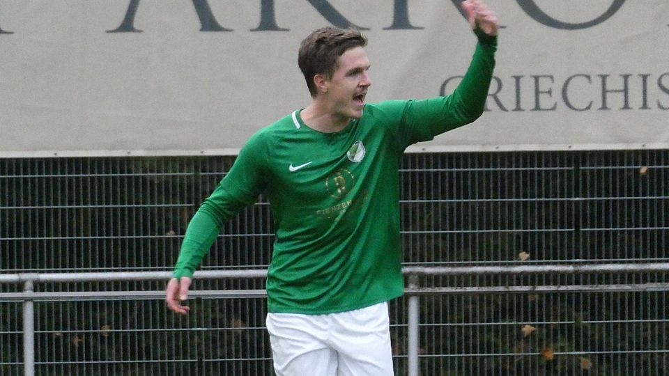Doppeltorschütze Jakob Klaß vom TSV Brunnthal.