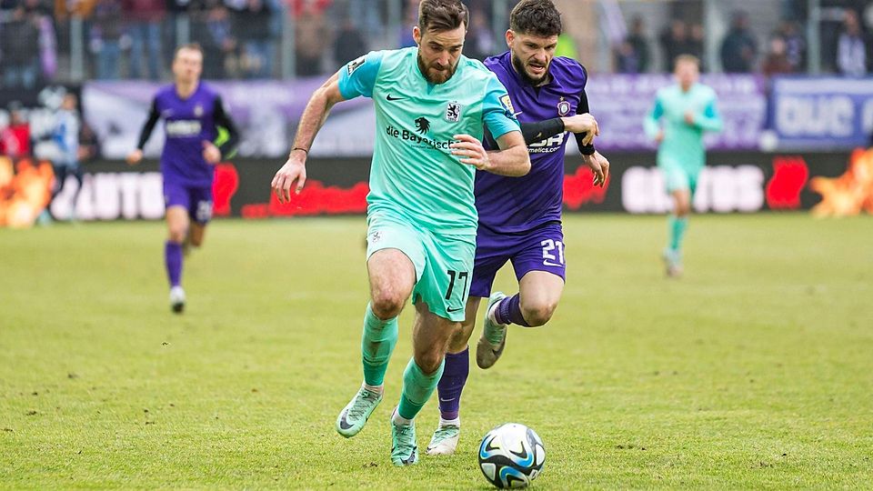 Im letzten Aufeinandertreffen trennten sich der TSV 1860 München und Erzgebirge Aue mit 0:0.