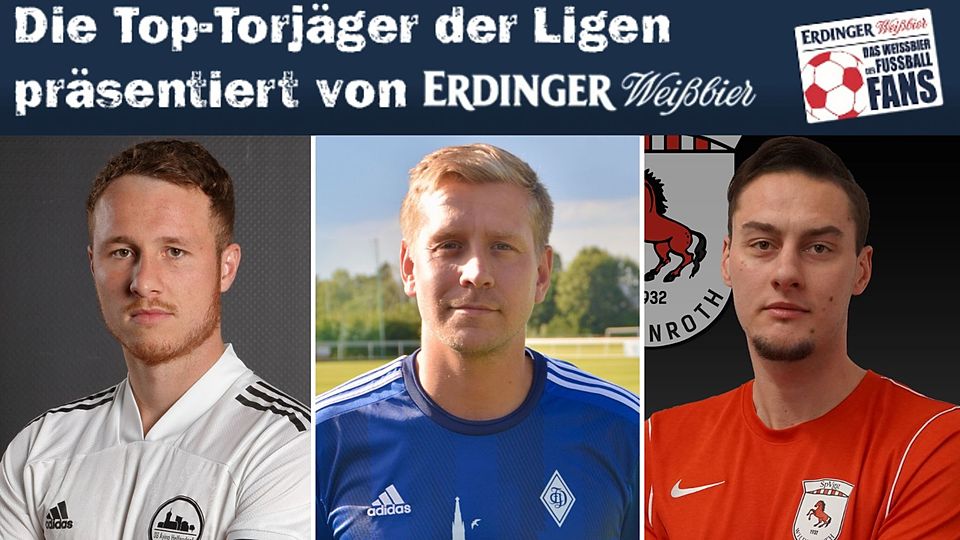 Sowohl Benedikt Wohlschlaeger (l.) als auch Florian Petereit (m.) bejubelten einen Hattrick und stehen damit an der Spitze.