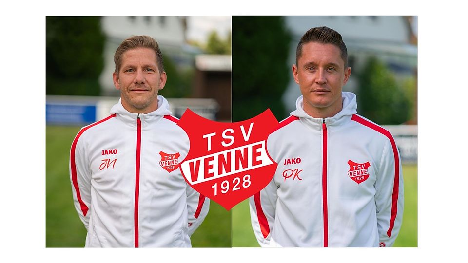 Trainerteam des TSV Venne -Jan Niehaus u. Patrick Klöppel