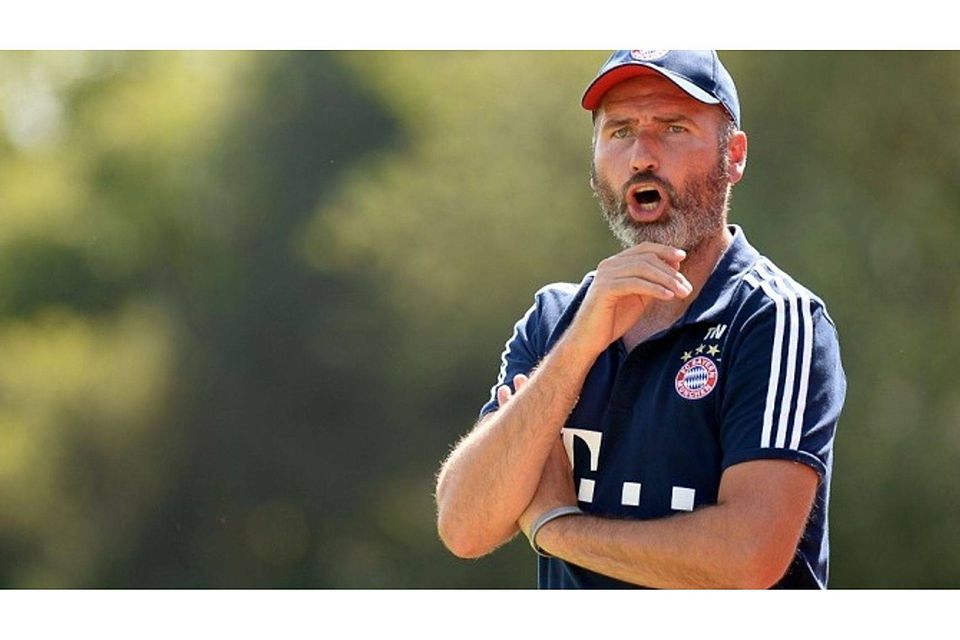 FC Bayern II-Trainer Tim Walter erwartet mit dem FC Pipinsried eine defensiv kompakt auftretenden Gegner. Foto: Leifer