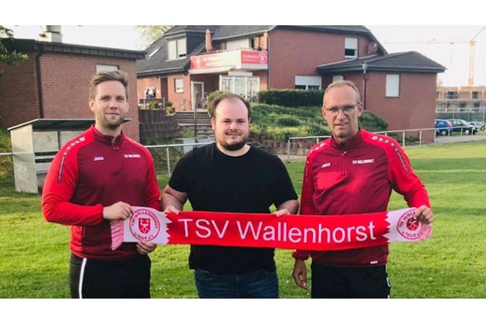 Das Trainerteam des TSV Wallenhorst: Yannick Hüls, Patrick Kowal, Holger Karp (von links nach rechts) +++ Foto: TSV Wallenhorst