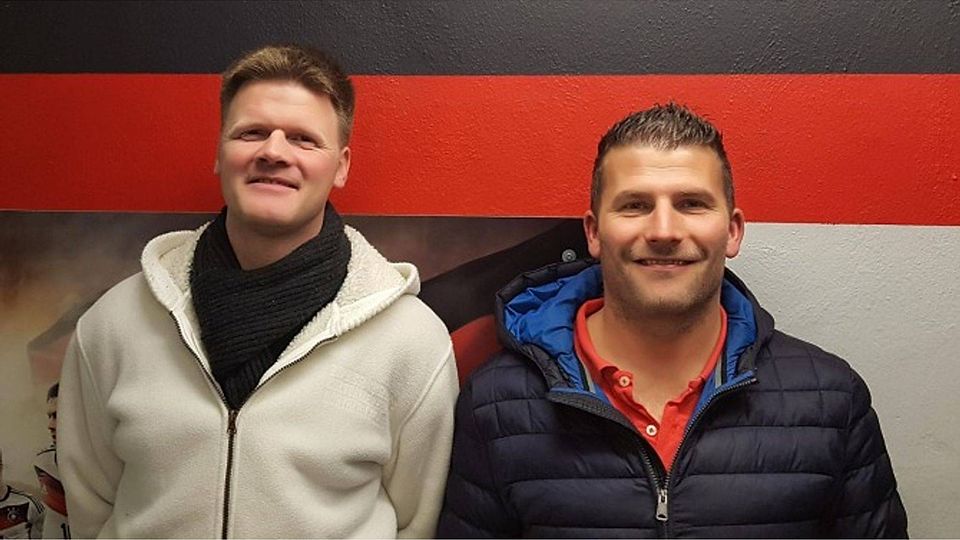 Maik Fritsche (links) und Frank Kocur (rechts) bilden zur kommenden Saison das neue Trainergespann in Weisweil. | Foto: Verein