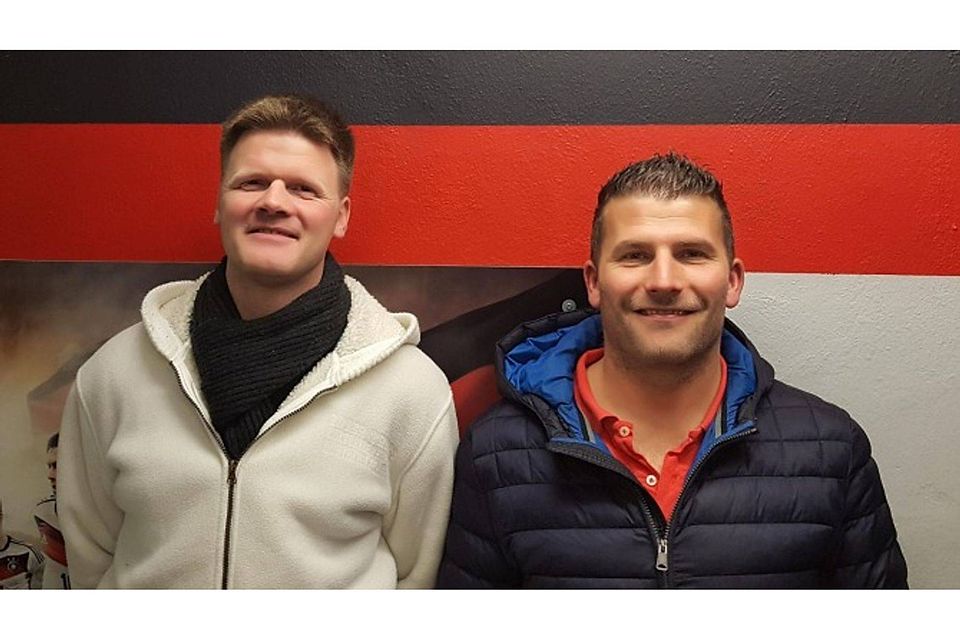 Maik Fritsche (links) und Frank Kocur (rechts) bilden zur kommenden Saison das neue Trainergespann in Weisweil. | Foto: Verein
