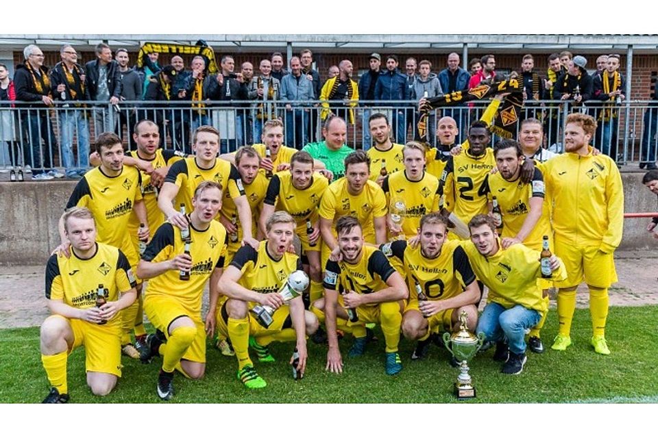 Der SV Hellern kann den Titel als Bezirksliga-Aufsteiger nicht verteidigen. F: Bernd Seyme