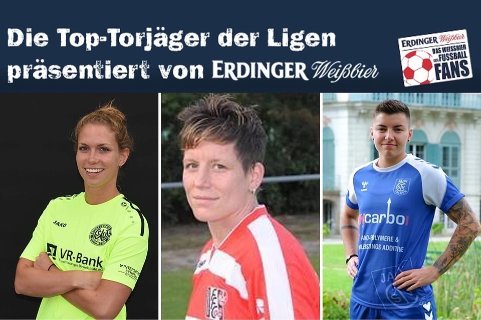 Die Top-Drei der Regionalliga Süd (von li. nach re.):Maren Haberäcker, Silvana Arcangioli, Johanna Hildebrandt