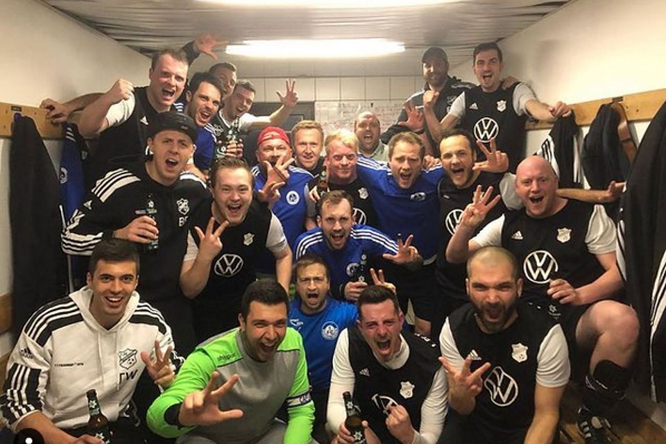 Das Team des 1. FC Niederkirchen: Am Gründonnerstag noch topp beim 2:1 gegen Alsweiler