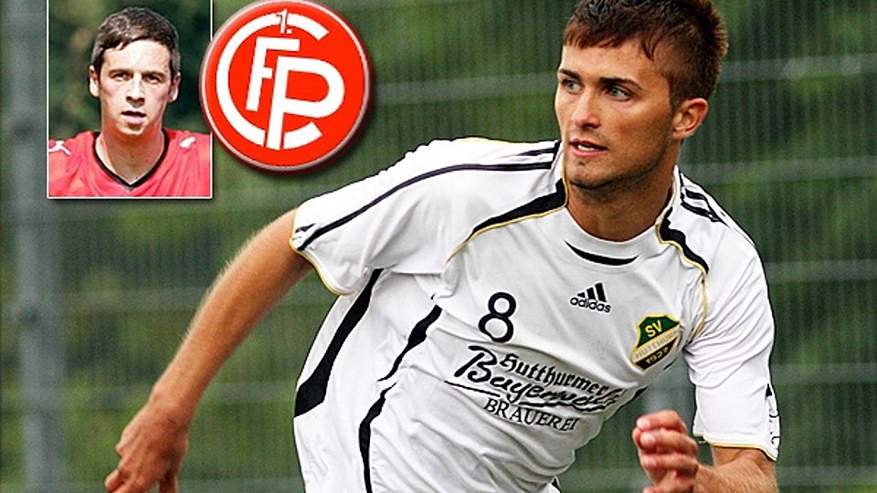 Patrick Mühlberger und Stefan Forster (kl. Foto) tragen in der kommenden Saison das Trikkot des 1.FC Passau  Montage:Wagner