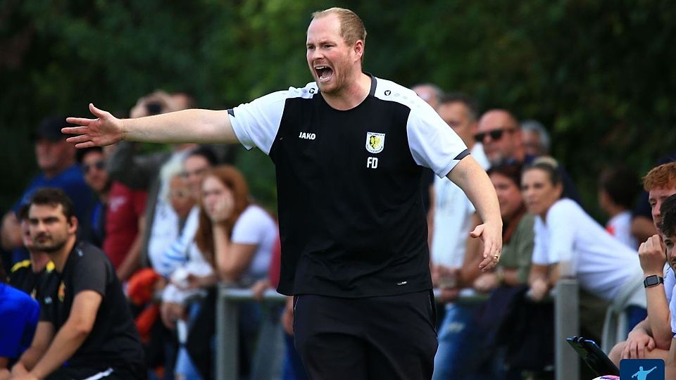 Florian Diel führte den TSV Gau-Odernheim in der vergangenen Saison in die Oberliga. Nun verteidigte er mit seiner Mannschaft diesen Status. Und er bleibt am Petersberg.