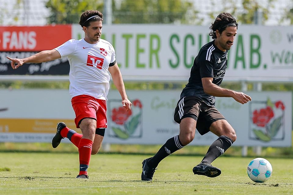 Liefen ihren Gegenspielern vom FC Gerolsbach zumeist hinterher: Khalid Abunemah (links) und seine Teamkollegen des FC Rennertshofen.