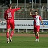 Die Wormatia-Offensivspieler Mert Özkaya (rechts) und Jan Dahlke wollen nach dem Sieg gegen Ludwigshafen nun beim SV Auersmacher nachlegen.	Foto: Christine Dirigo/pakalski-press