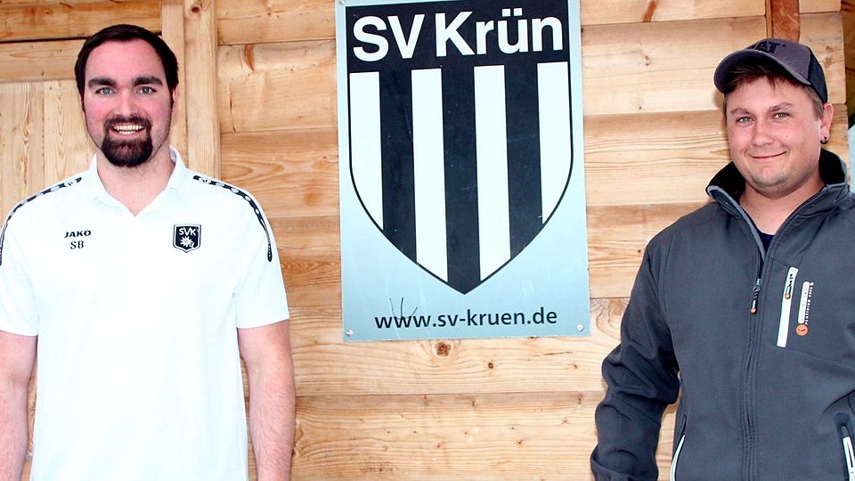 Das vordere Tabellendrittel in der A-Klasse ist das Ziel für Neu-Trainer Stephan Benz (l.) und Abteilungsleiter Andreas Schmidt.