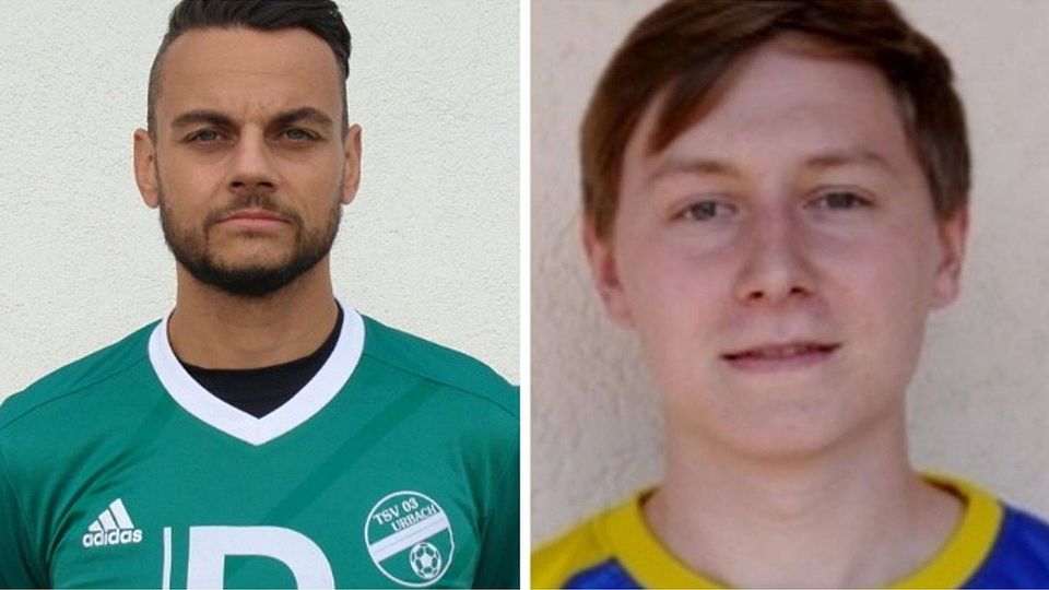 Urbach: Danny Lungershausen (li.) geht, Maximilian Schröter kommt (re.).