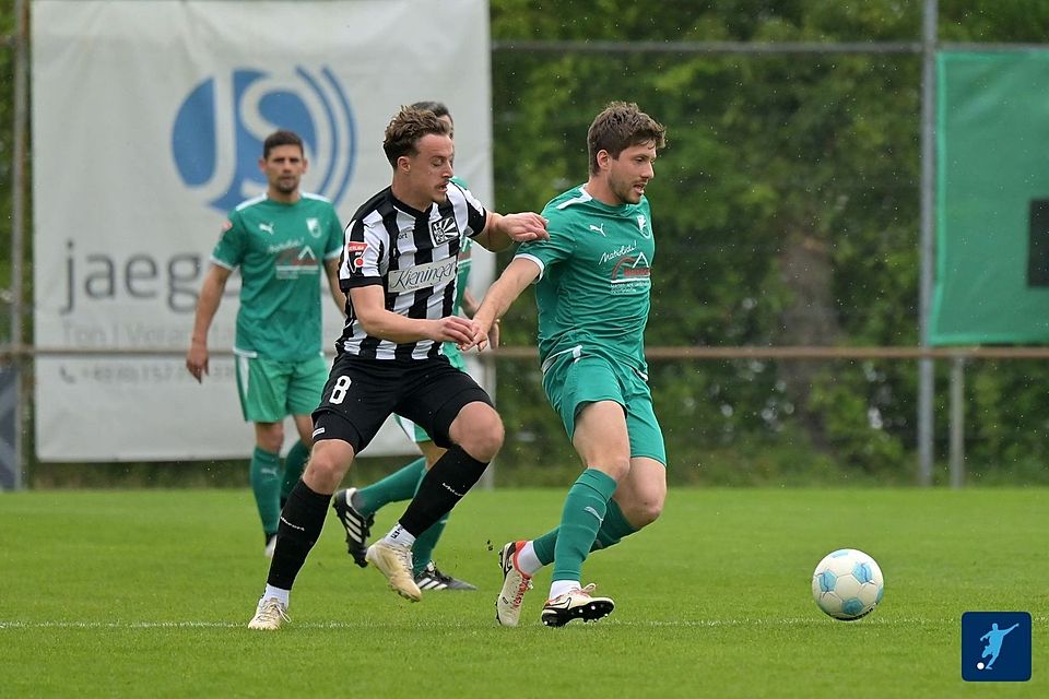 Lewis Paling (r.) und der FC Zuzenhausen bestreiten am Samstag gegen Hollenbach das letzte Heimspiel der Saison.