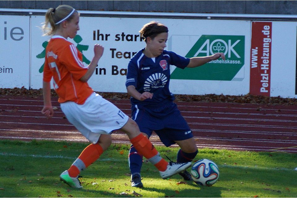 Josephine Laufer erhöhte zum zwischenzeitlichen 2:0 für den FFC  Foto: Mühlstädt