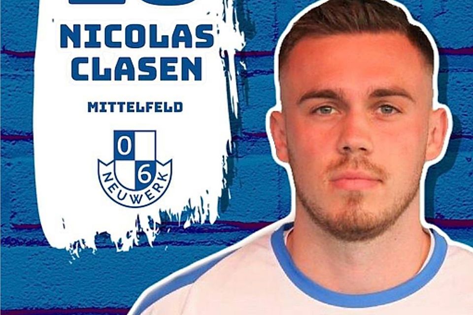 Nicolas Clasen läuft künftig wieder für die Sportfreunde Neuwerk auf.