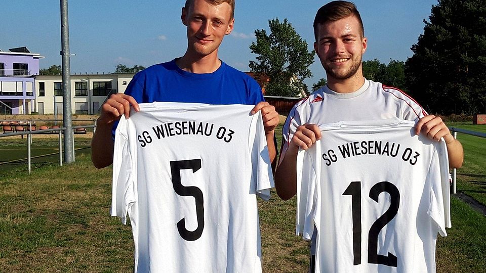 Eligiusz Krzeptowski (links) und Yves Wienke verstärken zur kommenden Saison die erste Männermannschaft der Adler