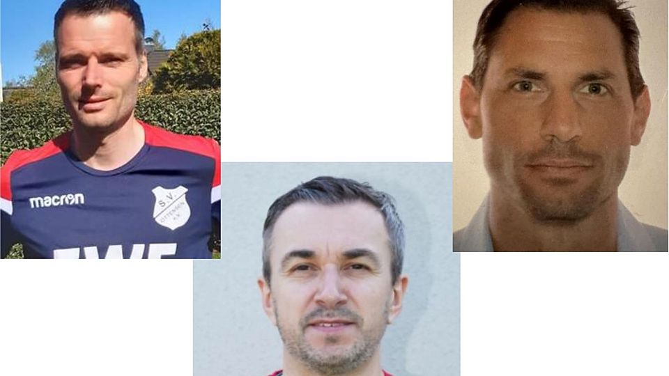 Die Toptorschützen des SV Ottensen aus der letzten Saison: Martin Doss, Edin Mudrov und Patrick Seifert.