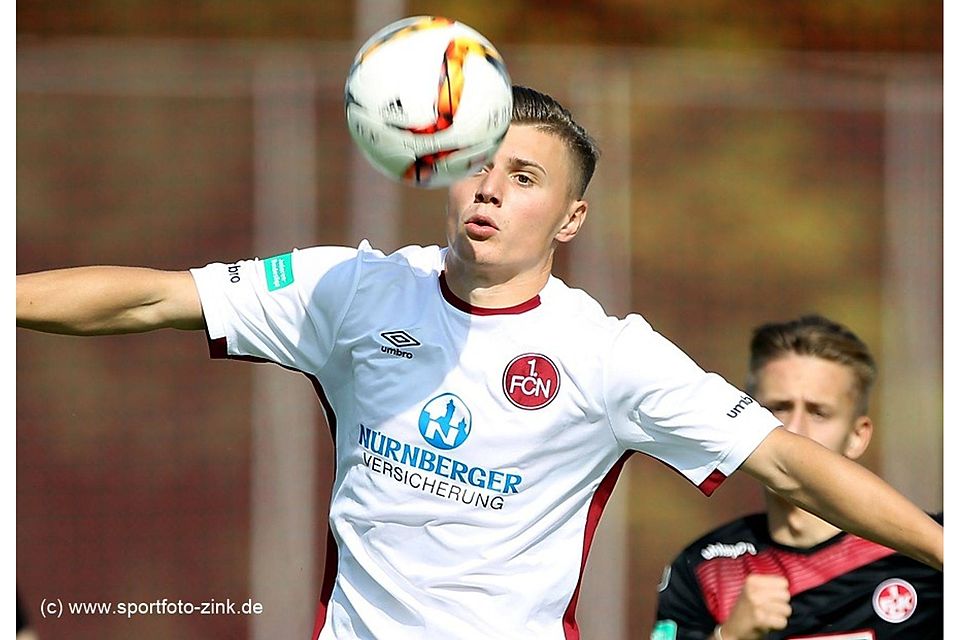 Die U19 des 1. FC Nürnberg kam zu einem Erfolgserlebnis. F: Zink
