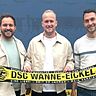 Der langjährige DSC-Spieler Alexander Schlüter (re.) übernimmt zur neuen Saison gemeinsam mit Davide Basile (li.) das Traineramt beim DSC Wanne-Eickel. Für den Sportlichen Leiter Dustin Blum ist das „eine Ideallösung“. 