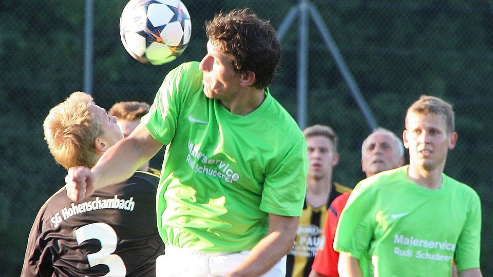 Keine Tore gabs im Derby zwischen Hohenschambach und Eichlberg. F: Waldhier